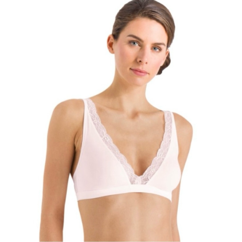 HANRO Cotton Laca Soft-Cup Bra
